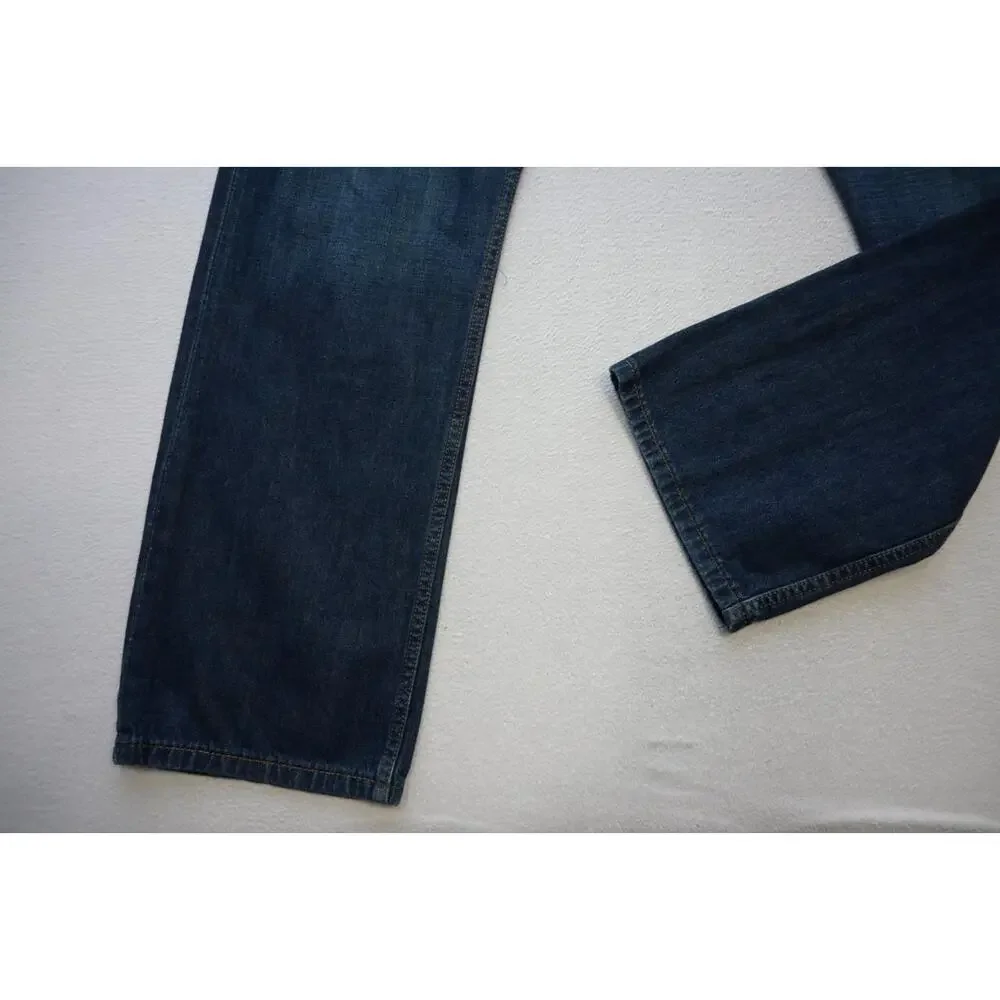 Levi's 514 Straight Boot Rugged Denim‎ Blue Jeans Mens Size 38 x 32